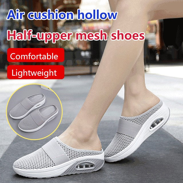 👡💨【Nou de primăvară】【35-43】 2025 Pantofi cu plasă goală cu pernă de aer -- 3898069