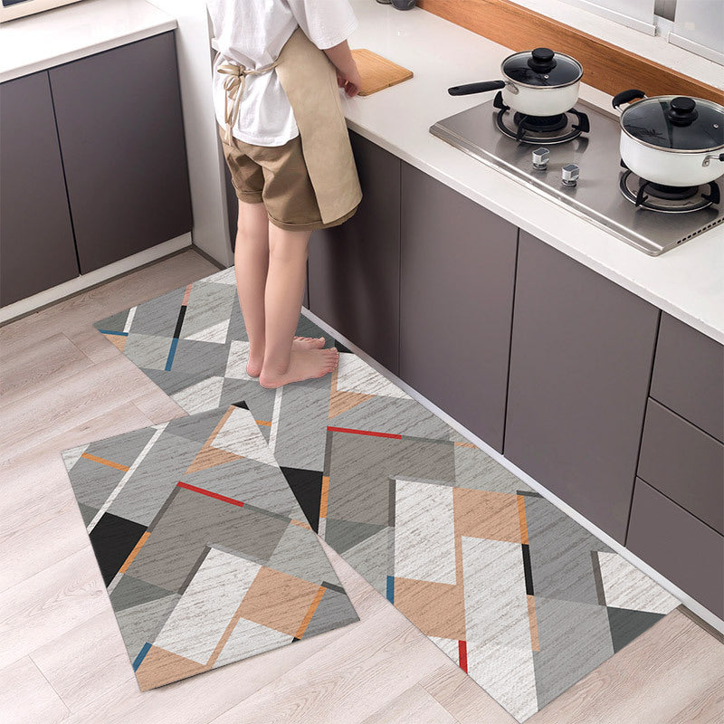 🔥Cumpărați 1 Primiți 1 gratuit👉【2 bucăți】【40*60+40*120cm】Folosit în mod obișnuit acasă🔥Tampă absorbantă simplă și atmosferică-3901754