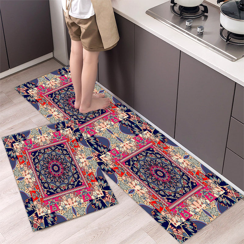 💥Reducere de 49% 【40*60cm+40*120cm】🌺Covor de bucătărie antialunecare absorbant lung covor de bucătărie-3852408