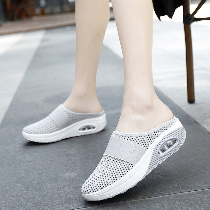 👡💨【Nou de primăvară】【35-43】 2025 Pantofi cu plasă goală cu pernă de aer -- 3898069
