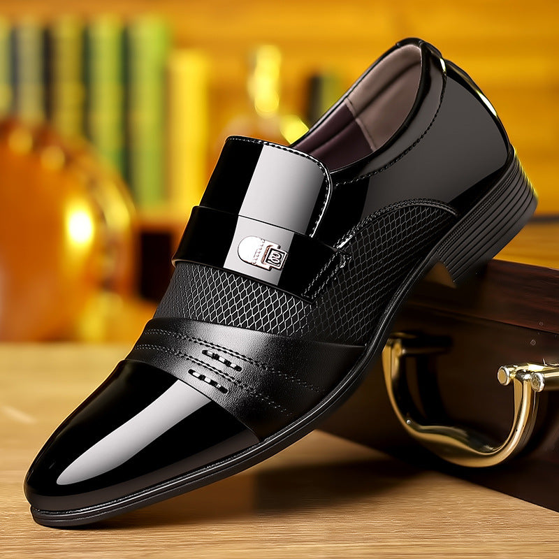 🔥👞【38-48】2025 pantofi de afaceri din piele naturală pentru bărbați, la modă nouă-3858001