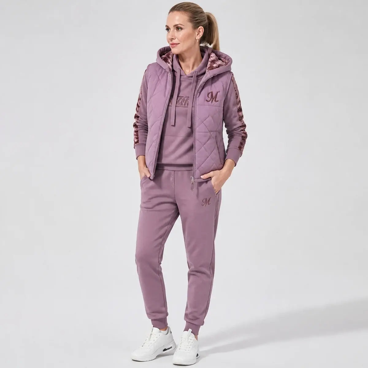 š„š„ćMajica + Prsluk + HlaÄećElegantni topli set od 3 dijela za jesen i zimu