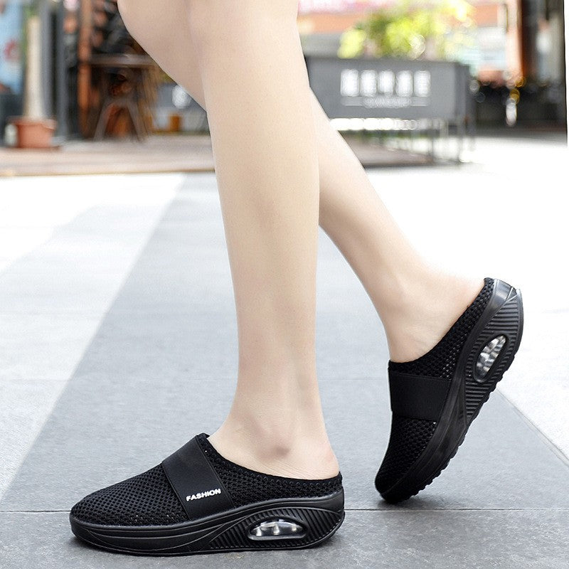 👡💨【Nou de primăvară】【35-43】 2025 Pantofi cu plasă goală cu pernă de aer -- 3898069