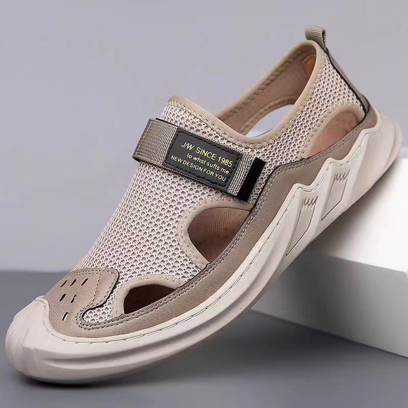 【39-47】✨Sandale de vară pentru bărbați, casual, respirabile, cu talpă moale din plasă