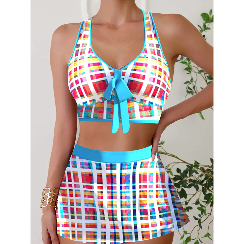 🏖️👙【Ofertă limitată în timp】🌴【S-5XL】Set de costume de baie imprimate pentru vacanță la plajă 2025 --3973040