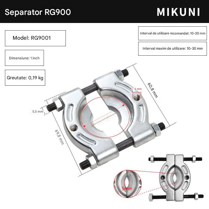 Extractor multifuncțional cu discuri duble, dispozitiv de îndepărtare a rulmenților cutiei de viteze auto-3870561
