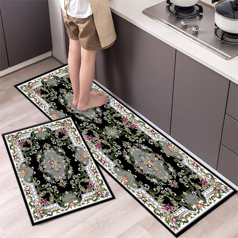 💥Reducere de 49% 【40*60cm+40*120cm】🌺Covor de bucătărie antialunecare absorbant lung covor de bucătărie-3852408