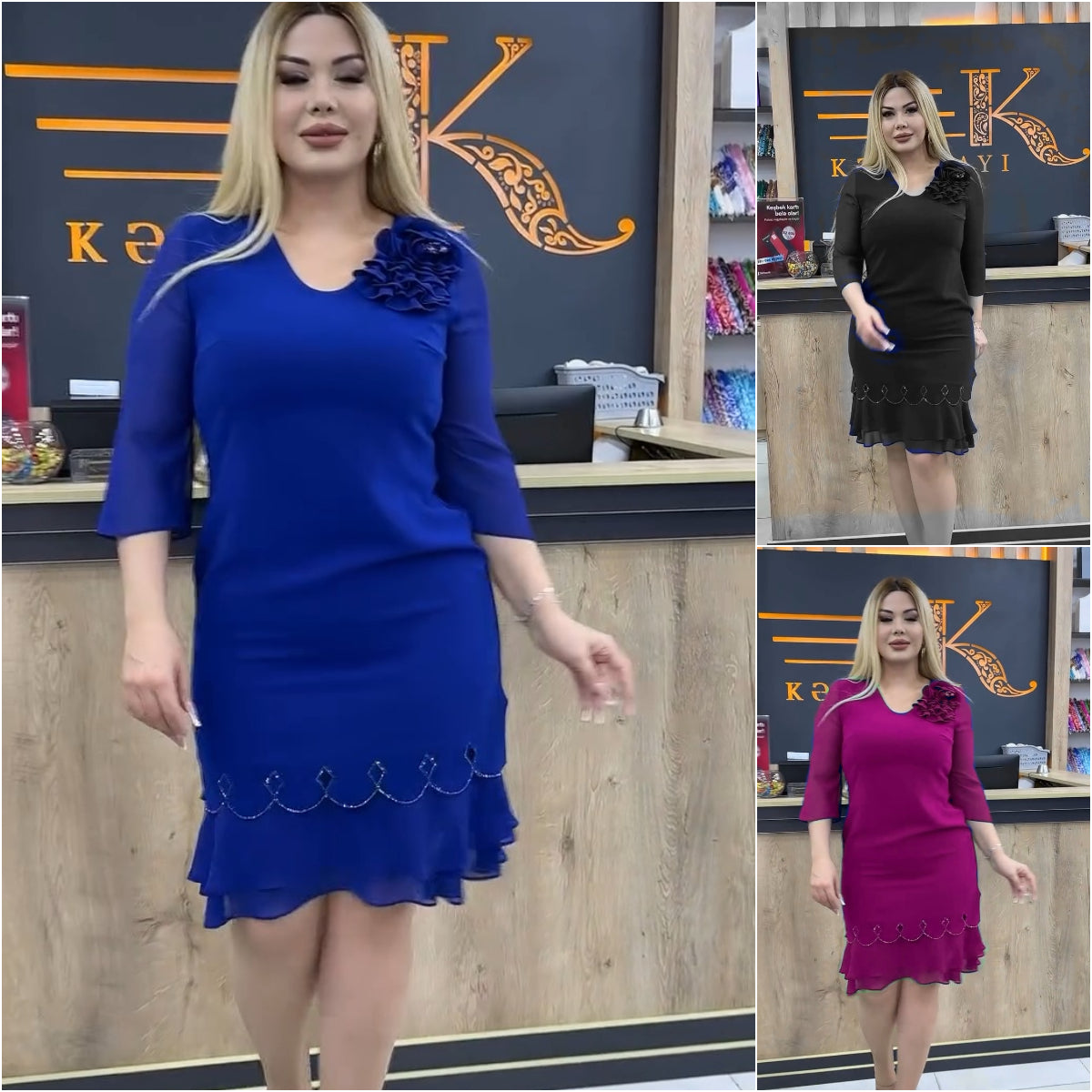 【🏆️Vânzare fierbinte】👑🌷 【S-5XL】Rochii la modă care îți flatează silueta-3901738