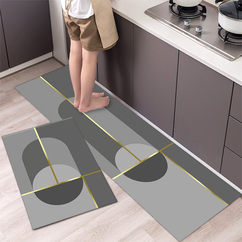 🔥Cumpărați 1 Primiți 1 gratuit👉【2 bucăți】【40*60+40*120cm】Folosit în mod obișnuit acasă🔥Tampă absorbantă simplă și atmosferică-3901754