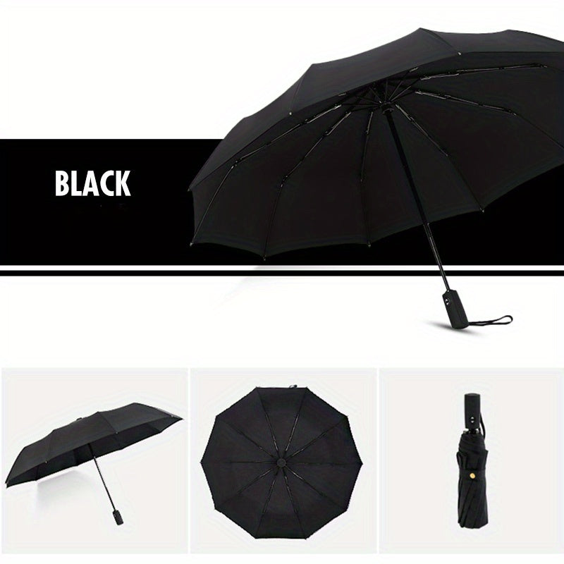 【🛒Oferta pe timp limitat】☔ Umbrelă automată cu două straturi, întărită, rezistentă la vânt, utilizabilă atât pe vreme ploioasă, cât și însorită--3865961