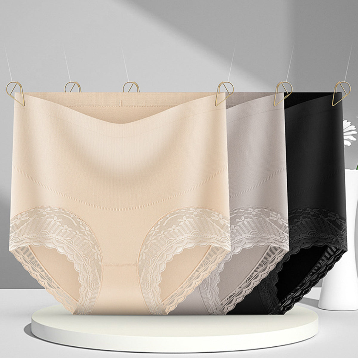 💖🌸【Plačilo ob dostavi】✨【Kupite 3, dobite 3 gratis】Nove visoko elastične udobne antibakterijske hlačke za hujšanje【35-100 kg】