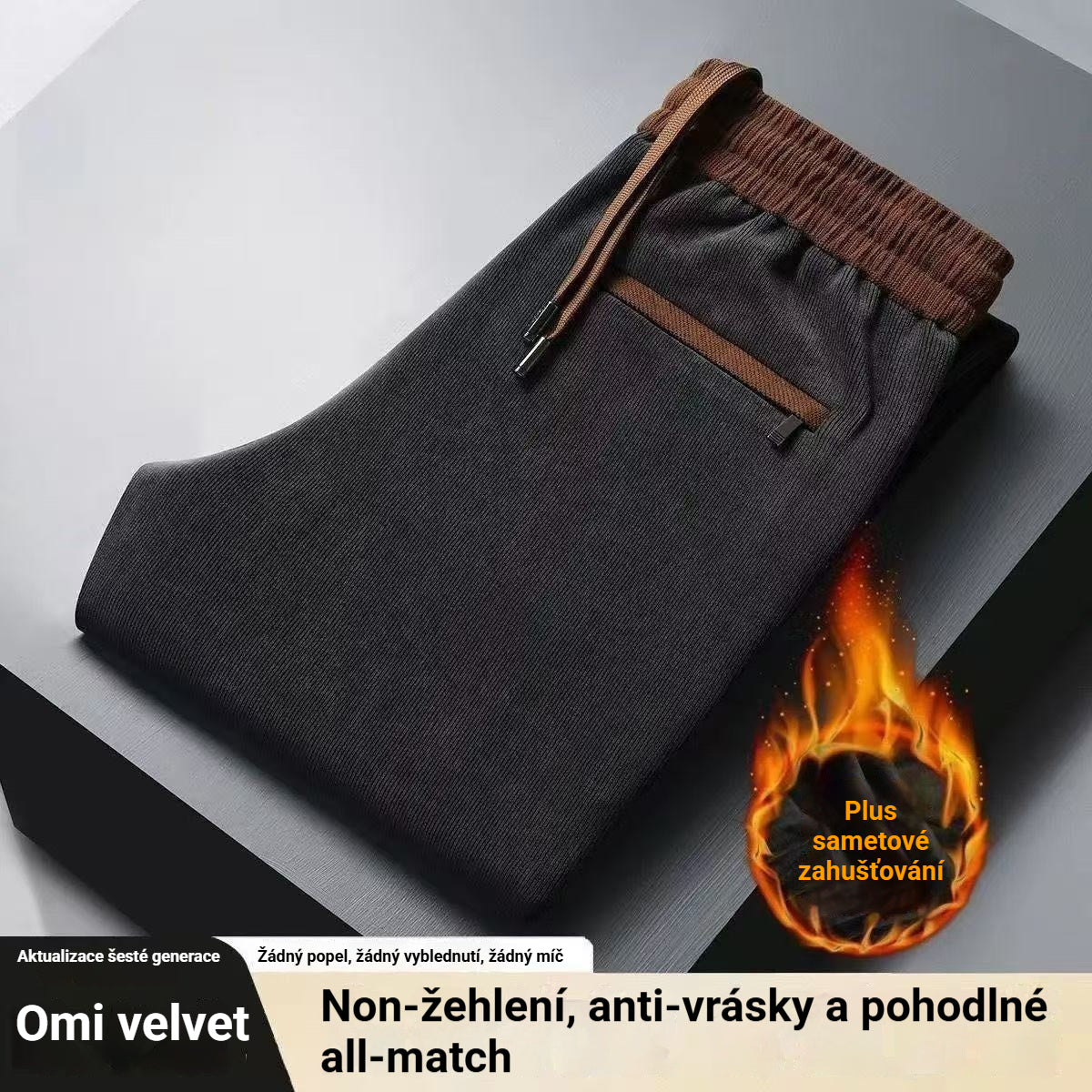 🔥 Jesensko/zimske ležerne hlače - široke i udobne, podstavljene flisom, kombinezon