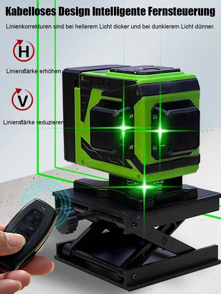 Nou nivel laser de linie puternic de înaltă precizie (disponibil în interior și exterior)-3867269