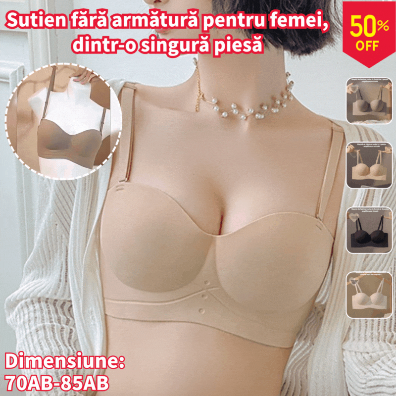 😍【Pachet de 4】Sutien pentru femei fără sârmă, dintr-o bucată❤️【40-85KG】