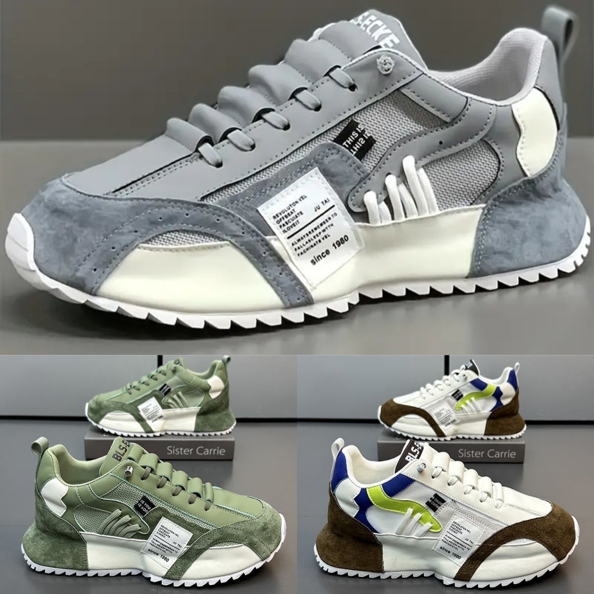 ✨🌈【39-47】, iarna 2024, pantofi casual pentru bărbați, de înaltă calitate, la modă, cu talpă groasă-3839169