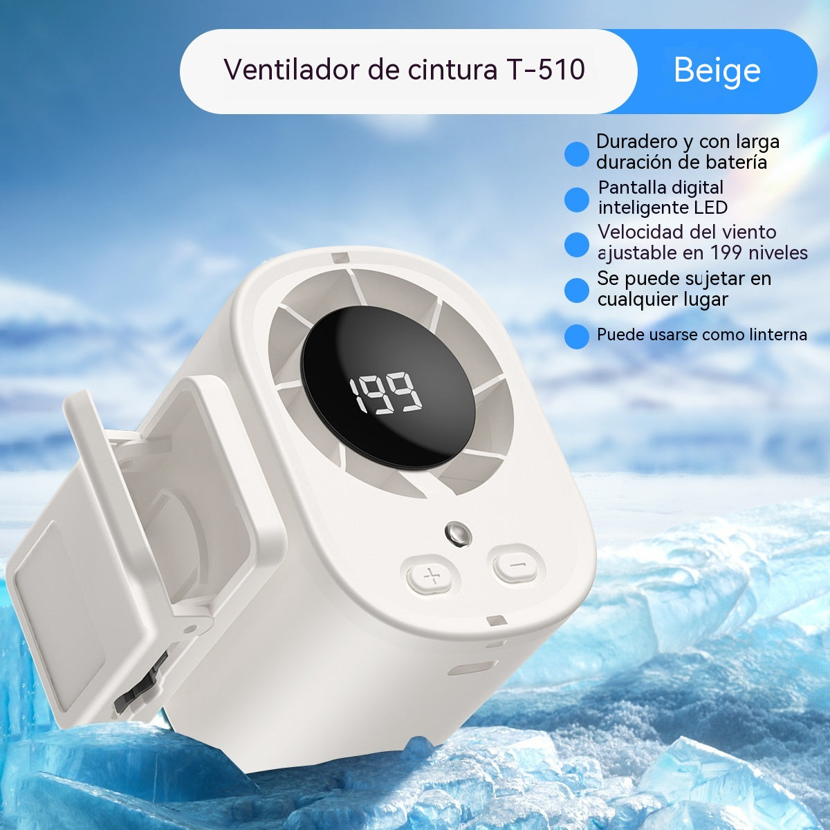 🌀❄Novi USB ventilator velikog kapaciteta s LED digitalnim zaslonom za automobilsku i vanjsku upotrebu