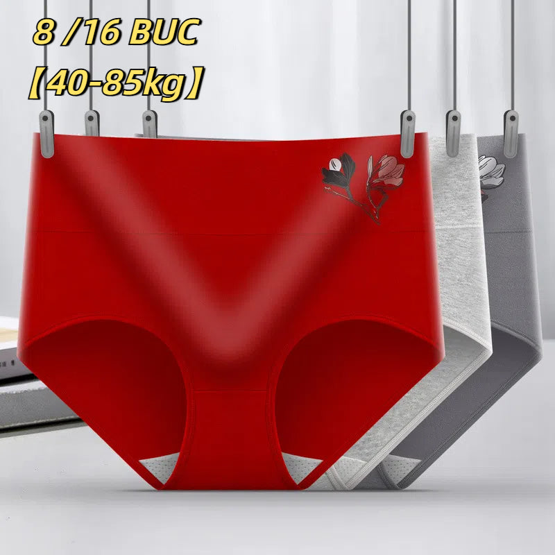 🔥(8 buc)【40-85kg】💟Chiloți antibacterieni din bumbac care nu lasă urme--3870364