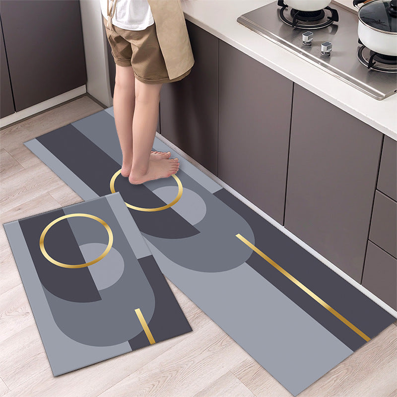 🔥Cumpărați 1 Primiți 1 gratuit👉【2 bucăți】【40*60+40*120cm】Folosit în mod obișnuit acasă🔥Tampă absorbantă simplă și atmosferică-3901754