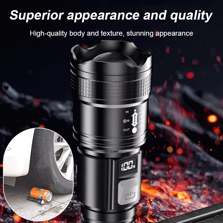🆕🔦【Ofertă limitată: 30% reducere】Un nou reflector de patrulă în aer liber, lanternă puternică, cu fotografiere lungă-3887181