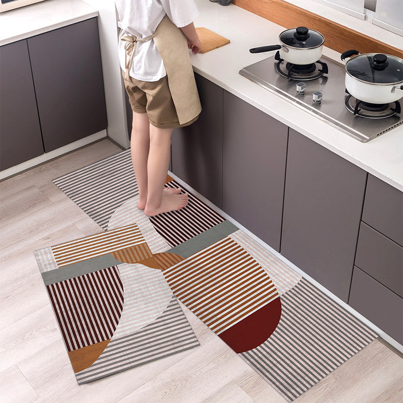 🔥Cumpărați 1 Primiți 1 gratuit👉【2 bucăți】【40*60+40*120cm】Folosit în mod obișnuit acasă🔥Tampă absorbantă simplă și atmosferică-3901754
