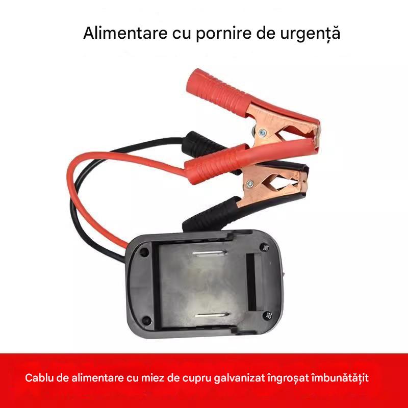 🚗🧰Convertor multifuncțional pentru pornire de urgență a bateriei auto【(interfață USB dublă)】-3868727