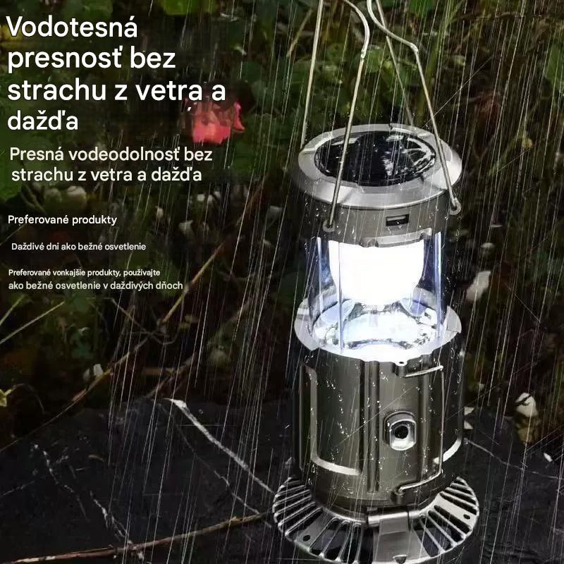 🔥Top hit【Zľava 50%】💡2026 Prenosné solárne kempingové svetlo, ultra dlhá výdrž batérie, vonkajšie svetlo do stanu