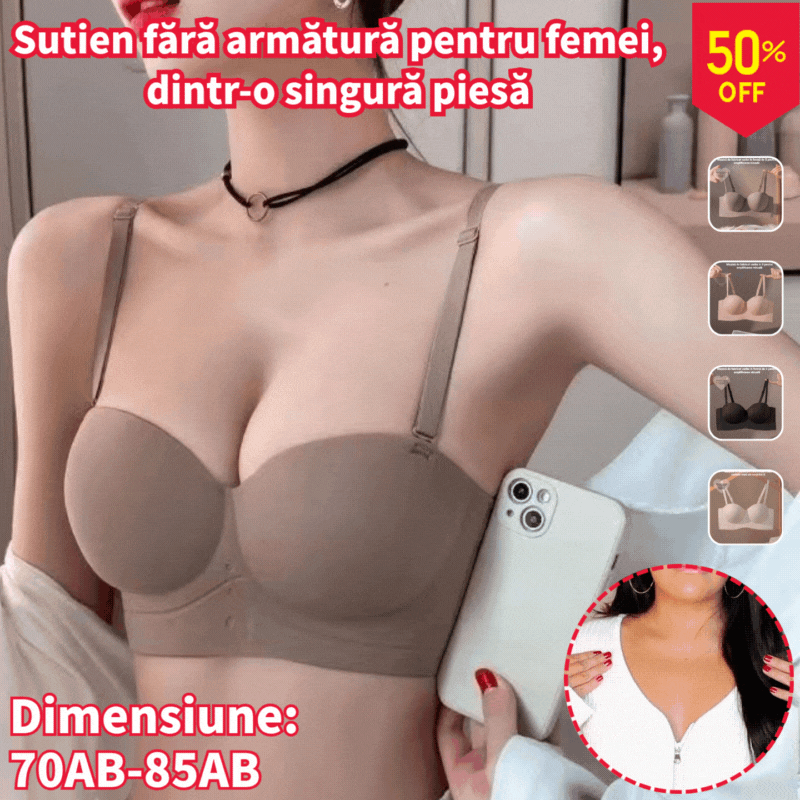😍【Pachet de 4】Sutien pentru femei fără sârmă, dintr-o bucată❤️【40-85KG】