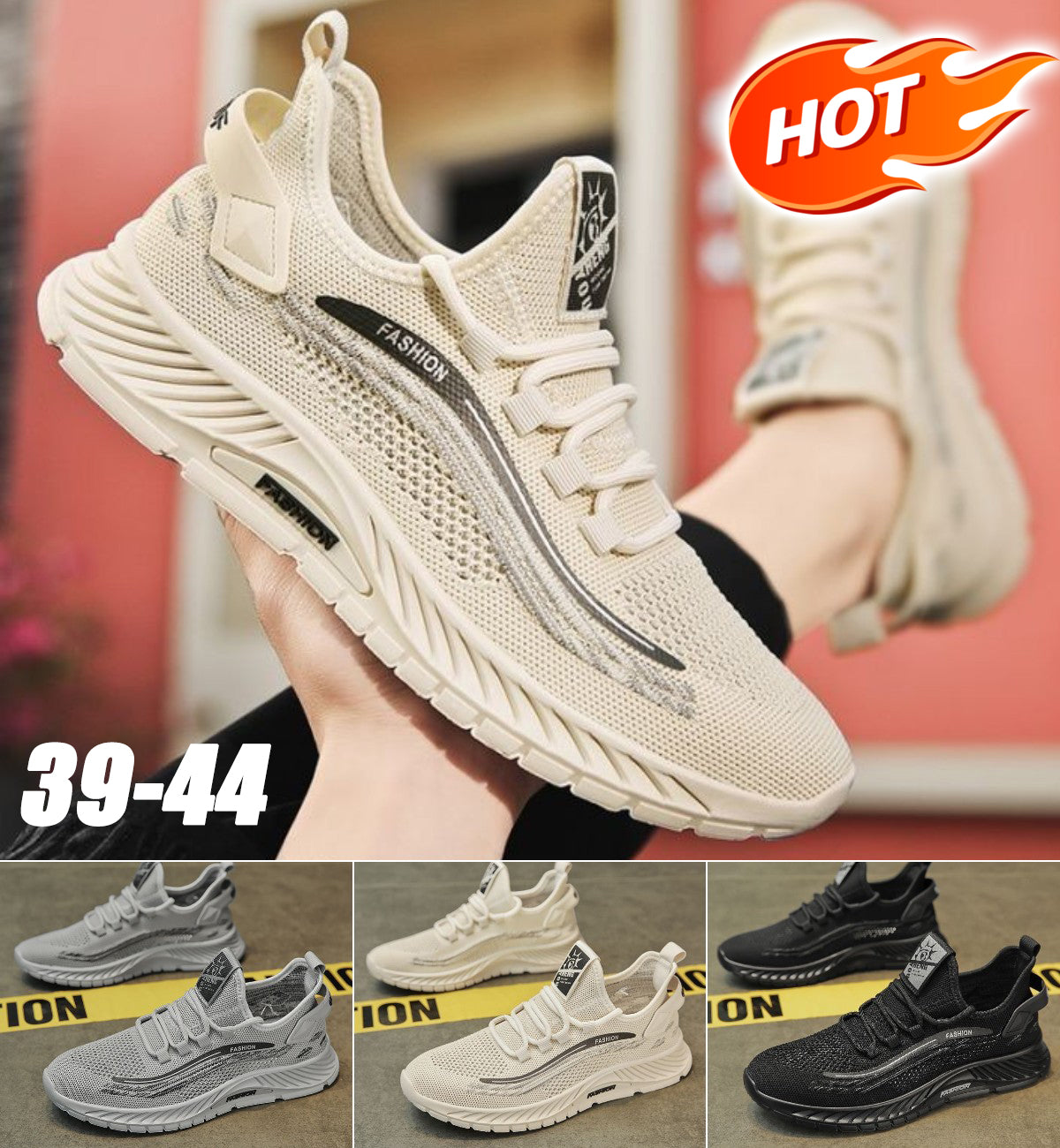 💥【Reducere limitată în timp】💥(39-44)Pantofi casual din plasă respirabilă pentru bărbați, vara 2025
