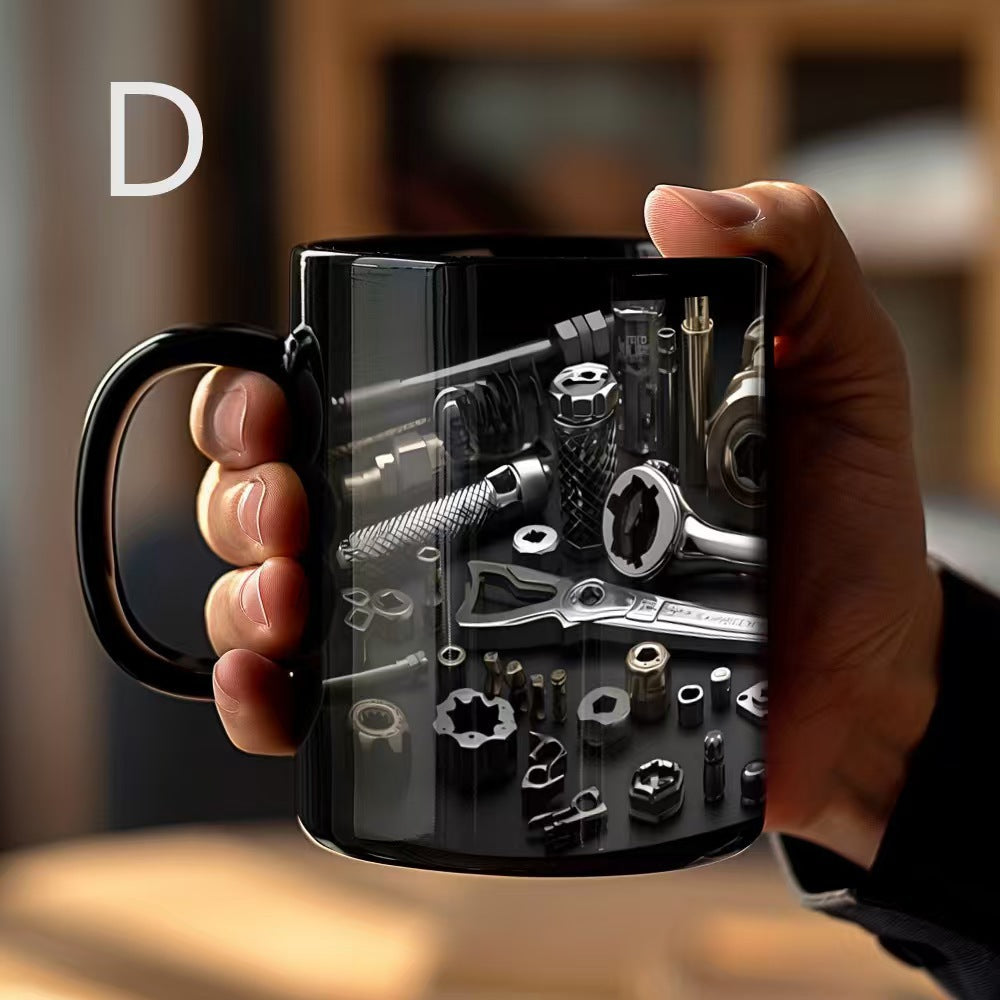 🔥☕【¡El resto del día! 50% de descuento】💥Nuevo kubek de cerámica con el motivo de obrabiarki
