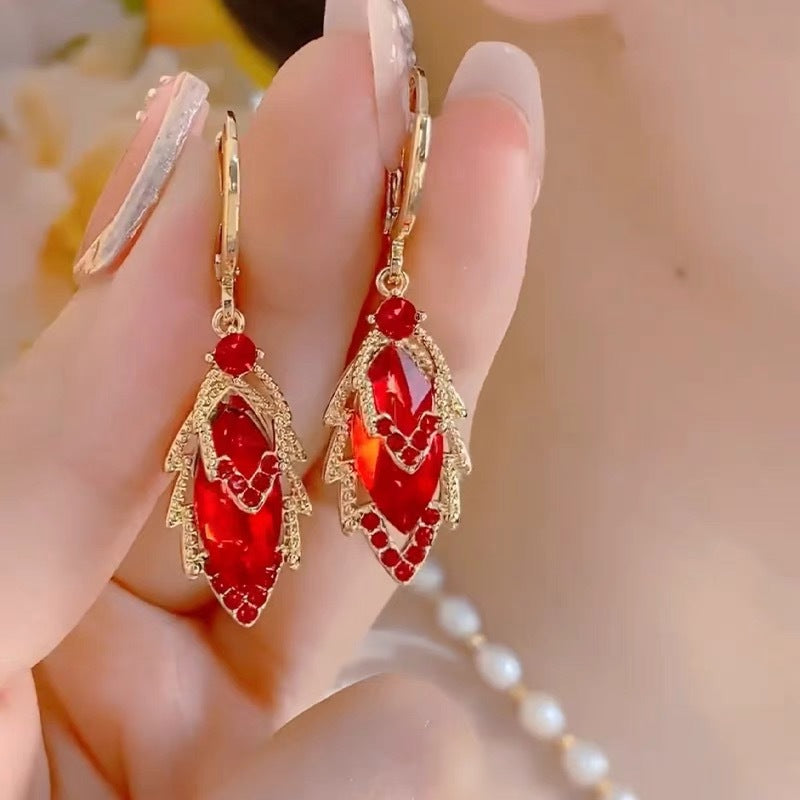 š„ćCumpÄraČi 1, primiČi 1 gratuitćš„ć2025 New StylećCercei eleganti din aur cu diamante strÄlucitoare--3904982