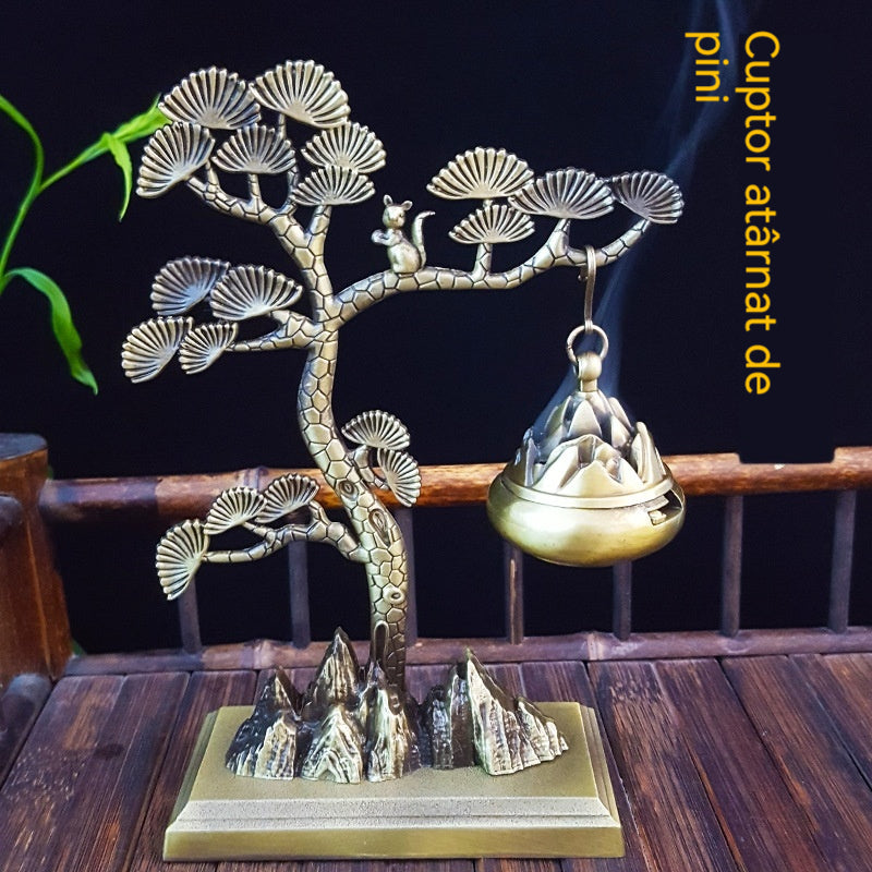 🔥🔥【Cumpărați 1, primiți 1 gratuit】 Ornamente creative arzător de tămâie arzător de aromoterapie Elk Home-3901713