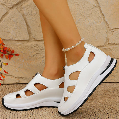 🔥【Vremenski ograničeno 50% popusta】👟👟【Veličine 36-43】Ergonomski dizajnirane sandale za ispravljanje držanja - Debeli potplat sprječava umor stopala