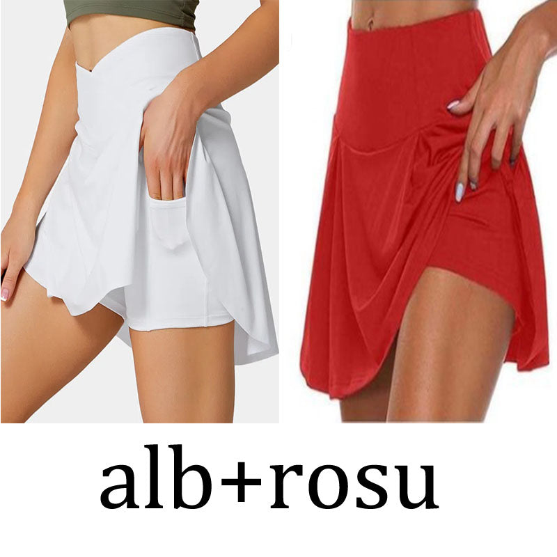 【49%OFF】🔥【Cumpărați 1 primiți 1 gratuit】2 bucati Rochie pantaloni de siguranță pentru sport și fitness pentru femei