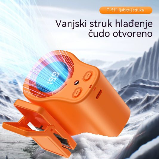 🔥Kupite 1, dobijte 1 gratis🔥Mini ventilator velike brzine s kopčom za struk, višenamjenska kontrola brzine bez stupnjeva, stolni ventilator s kopčom.