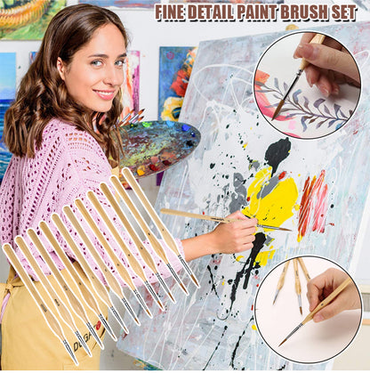 🎨【11 piese】✨ Set de pensule pentru artă plastică de înaltă calitate-3877633