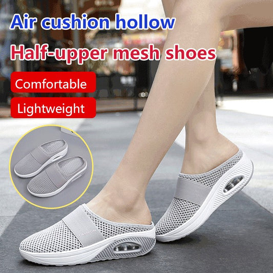 👡💨【Nou de primăvară】【35-43】 2025 Pantofi cu plasă goală cu pernă de aer -- 3898069