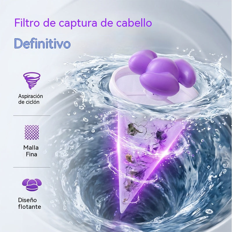 🌀6 piezas 26€✨ Filtro Flotante para Lavadora – Atrapa Pelusas, Cabellos y Pelos de Mascota en Cada Lavado 🧺