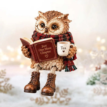 🦉Ukrasna sova – ljubiteljica knjiga (za policu)
