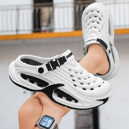 👟【50% popusta】🌬️🏃‍♂️Muške 2-u-1 višenamjenske sandale: zadebljani EVA potplat, neklizajuće, ultra lagane i prozračne
