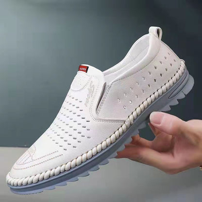 🔥【39-44】Ljeto 2026 novi stil, ručno rađene muške kožne cipele za slobodno vrijeme, prozračni mekani potplat✨