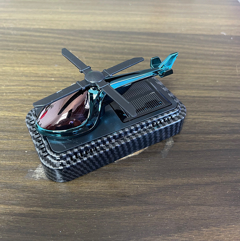 👍Osvježivač zraka s temom helikoptera, na solarni pogon, od rotirajućeg karbonskog vlakna