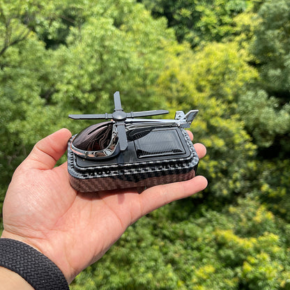 👍Osvježivač zraka s temom helikoptera, na solarni pogon, od rotirajućeg karbonskog vlakna