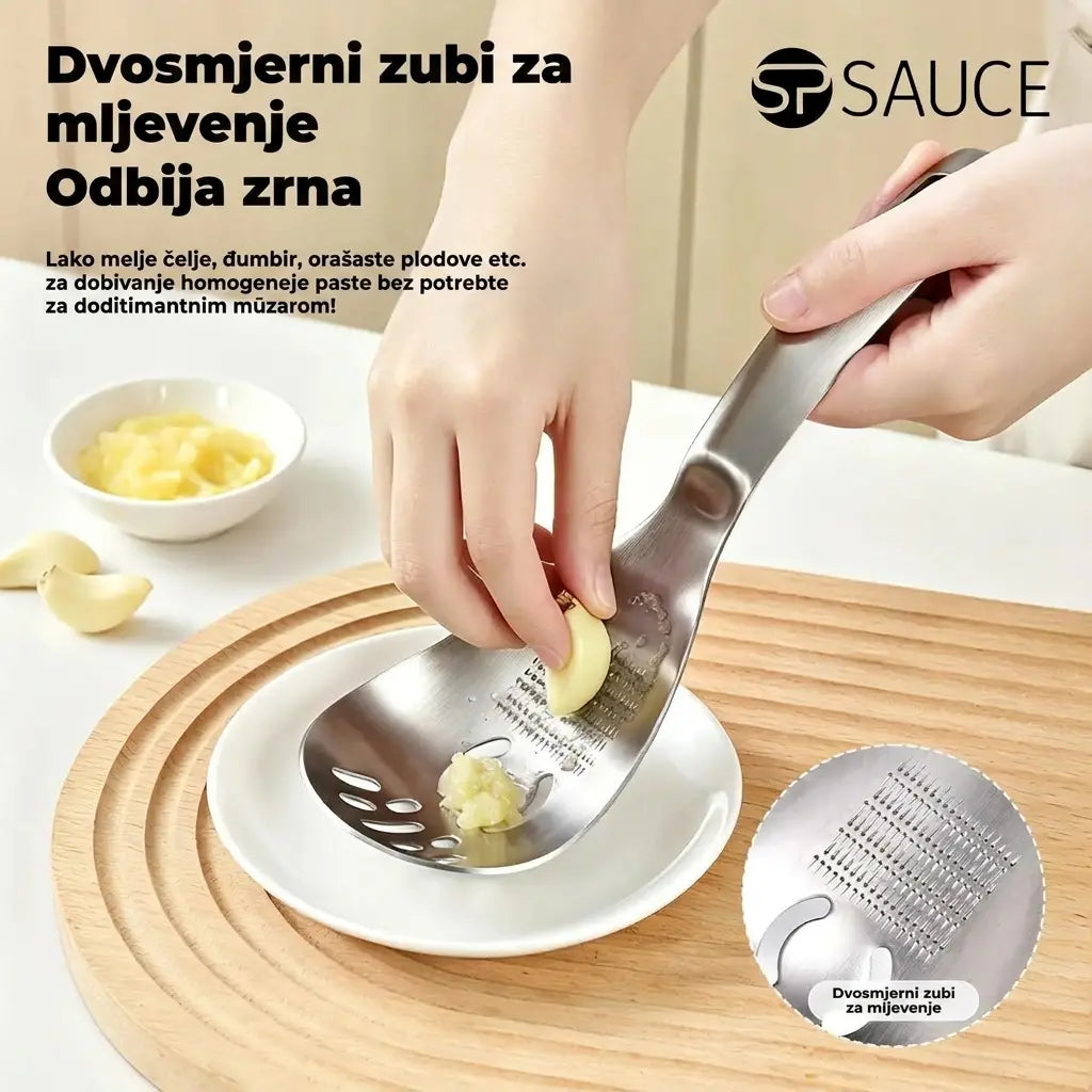 🔥50% popusta🔥🥄Višenamjenska žlica i cjedilo od nehrđajućeg čelika 304