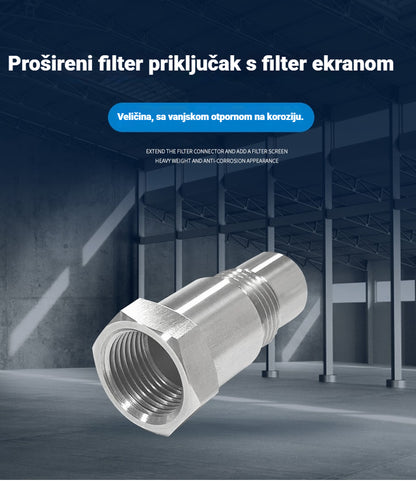 🚗【Nadograđena verzija】【Pakiranje od 3 komada】🔧Produžni konektor za automobilsku lambda sondu od nehrđajućeg čelika - uređaj za brisanje kodova grešaka u automobilu, kompatibilan s više modela automobila