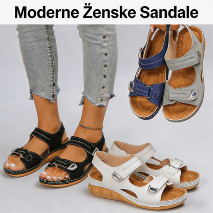 👡[Ljetna promocija novih dolazaka] [Veličine 36-43] Nove visokokvalitetne ženske sandale, ležerne sandale s čičkom (novi model 2026.)