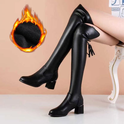 【50% POPUSTA】💥35-41💥Super elastične čizme s dugom cijevi