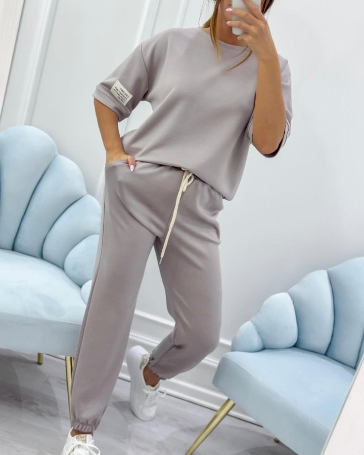 🔥【Vremenski ograničeno 50% popusta】👚👖【S-5XL】Ljetni ženski modni ležerni jednobojni set širokog kroja –Vremenski ograničena posebna ponuda, nabavite ga za pola cijene, maksimalna vrijednost!