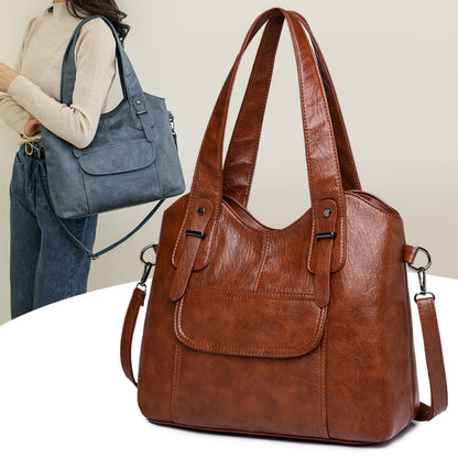 👜[Promoție de sfârșit de an, ofertă pe perioadă limitată] Geantă de umăr din piele naturală pentru femei, nou-nouță-3844969