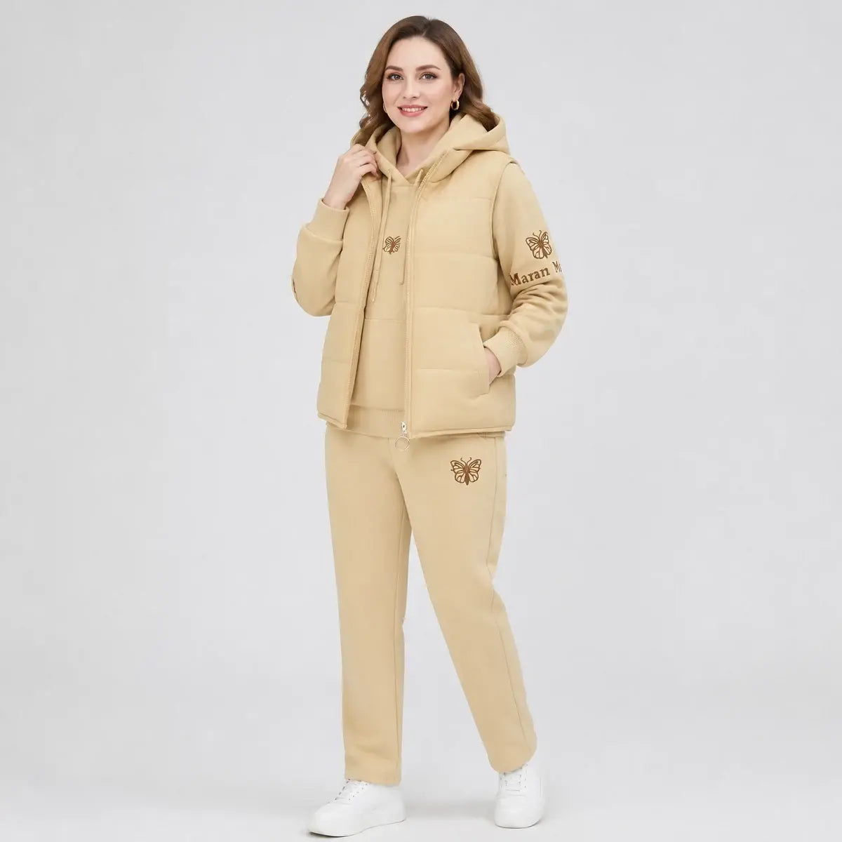 【M-4XL】💟💞Novi trodijelni casual set iz 2026. (prsluk + top + hlače)