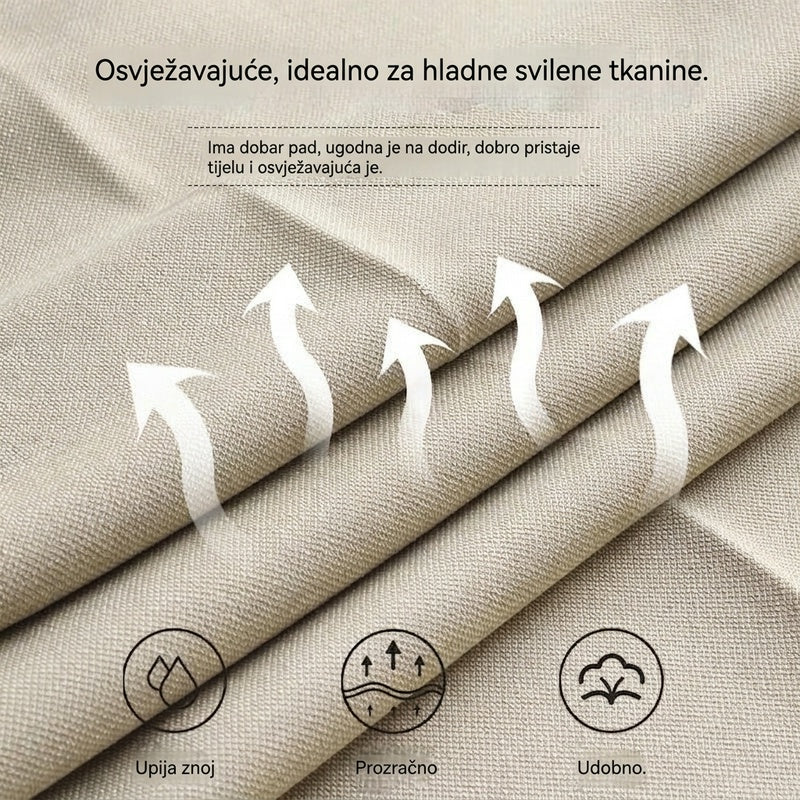 【XL-6XL】👖 Ljetne hlače visokog struka, ravnog kroja izrađene od ledenjačke svile.